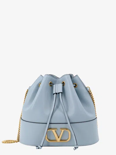 Valentino Garavani Woman Bucket Bag Woman Blue Bucket Bags