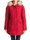 Woolrich Luxury Arctic Padded Parka In Red