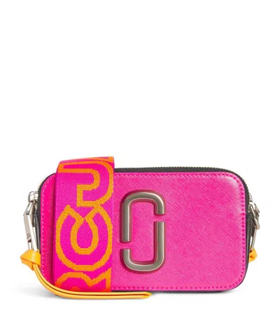 Marc Jacobs Leather Snapshot Camera Cross-body Bag In Pink