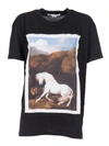 STELLA MCCARTNEY STELLA MCCARTNEY HORSE PRINT T-SHIRT,457142 SJW431000