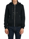 VERSACE GIANNI VERSACE BLACK HOODIE IN COTTON,A77192 A219529A008