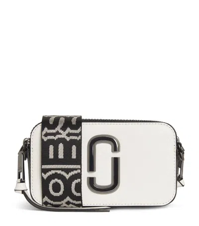 Marc Jacobs Leather Snapshot Camera Cross-body Bag In Black