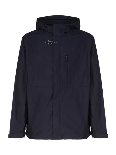 Fay Down Jacket In Polyamide In Blue