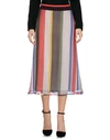 Marni 3/4 Length Skirts In Red