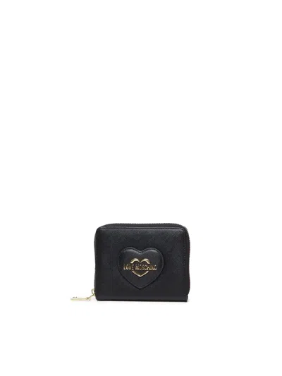 Love Moschino Wallet With Logo In Black
