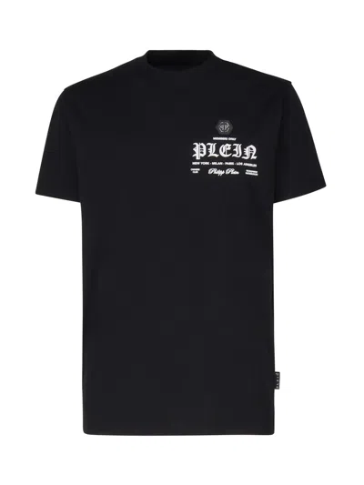 Philipp Plein T-shirt With Print In Black
