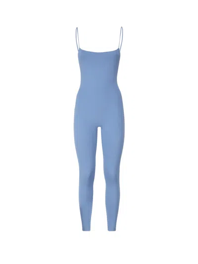 The Andamane Jumpsuit With Shoulder Pads In Blue