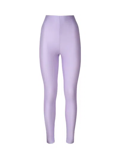 The Andamane High-waisted Leggings In Purple