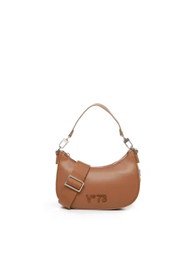 V73 Echo 73 Shoulder Bag In Leather Brown
