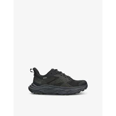 Hoka One One Kids' Anacapa 2 Low Gtx Leather Low-top Trainers In Black