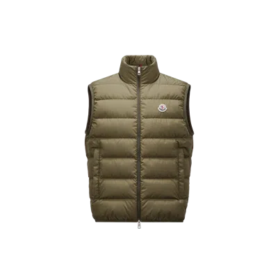 Moncler Collection Contrin Down Vest Green