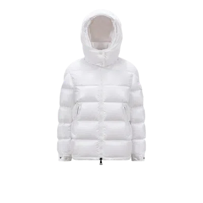 Moncler Collection Maire Short Down Jacket White