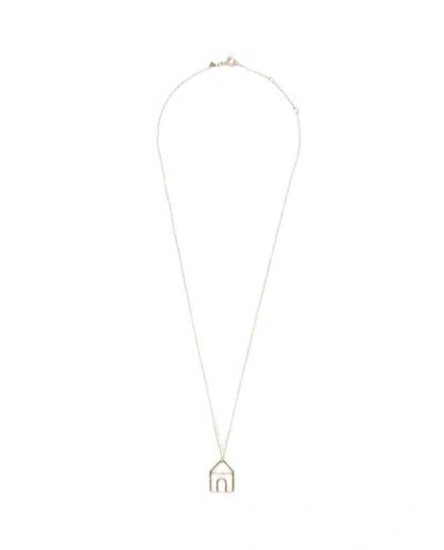 Aliita Casita Yellow Gold Necklace In Not Applicable