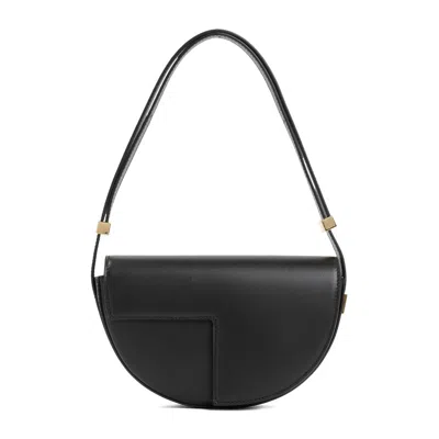 Patou Black Le Petit  Leather Shoulder Bag