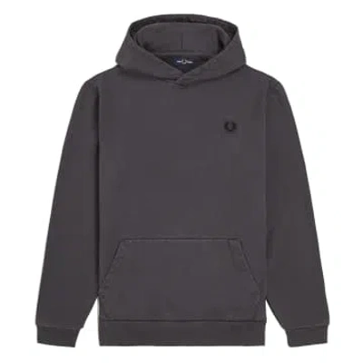 Fred Perry Tipped Hooded Sweatshirt In Green