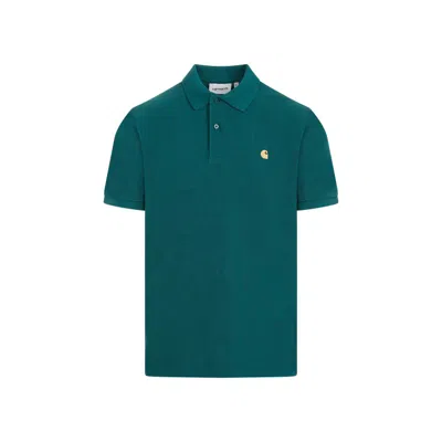 Carhartt Moncler Ss Polo T-shirt In Green