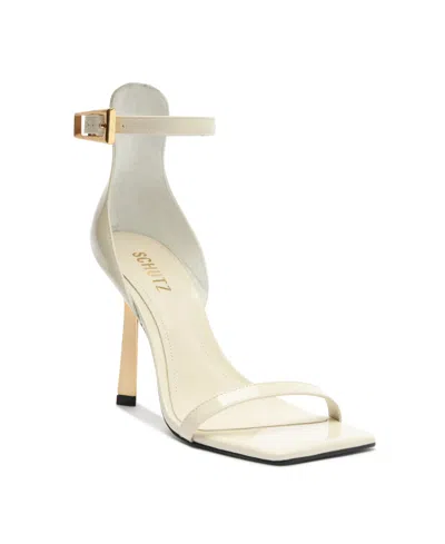 Schutz Women's Ciara High Stiletto Sandals In White