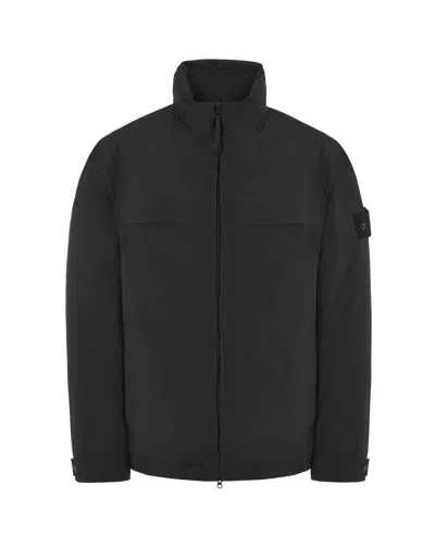 Stone Island Ghost Stretch Multi Layer Fusion Jacket In Black