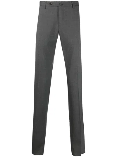 Incotex Slim-fit Virgin Wool Trousers In Grey