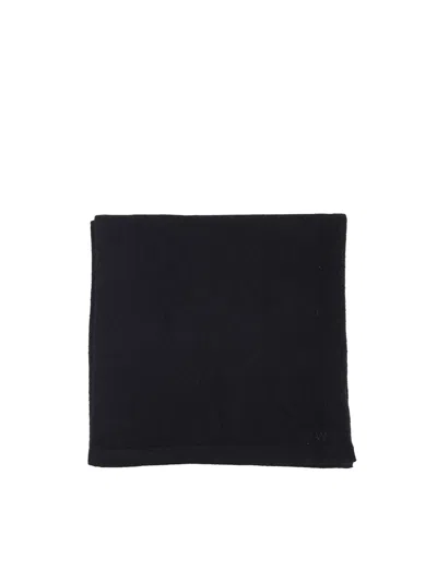 Fay Cashmere Scarf In Black