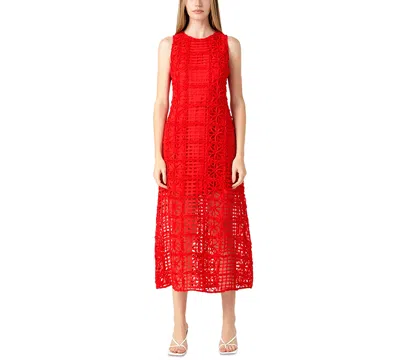 Endless Rose Women's Textured Maxi Dress In Red