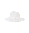 MAISON MICHEL White Virginie Timeless Straw Hat,1124339241496399628