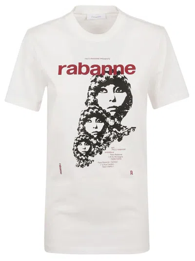 Rabanne Visconti-inspired Cotton T-shirt In White