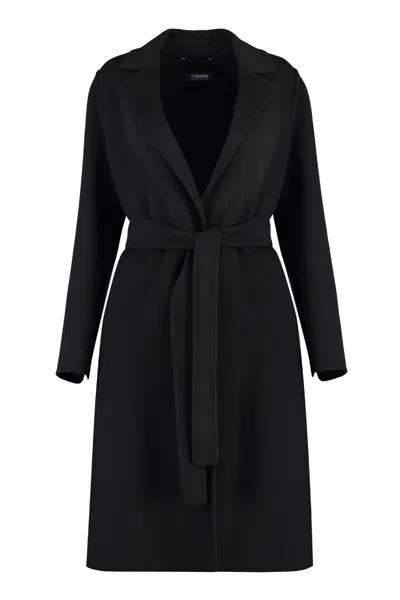 's Max Mara Pauline Virgin-wool Coat In Black