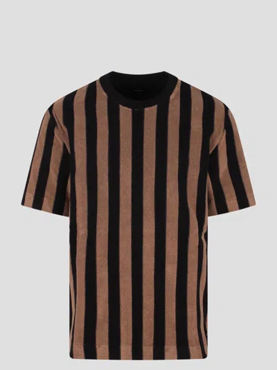 Fendi Oversized T-shirt In Brown