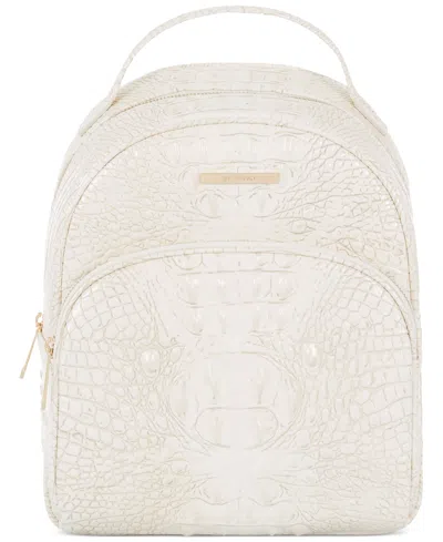 Brahmin Chelcy Melbourne Embossed Leather Backpack In Neutral