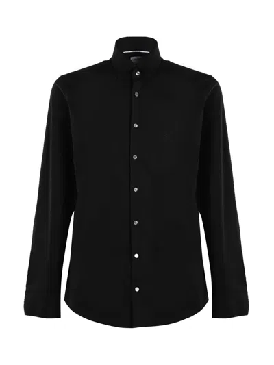 Calvin Klein Camicia In Cotone In Black