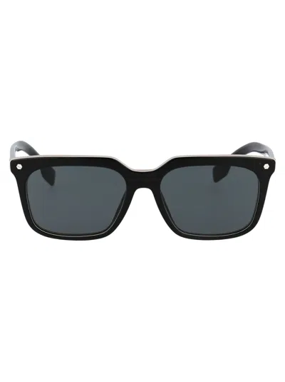 Burberry Eyewear Carnaby Sunglasses In 379887 Black