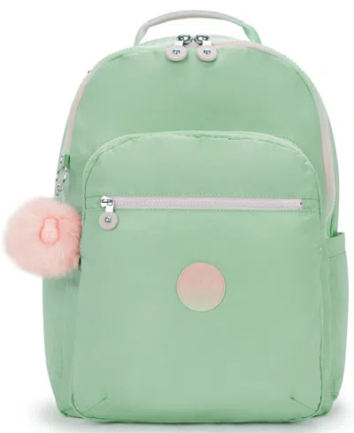 Kipling Seoul Go Backpack In Softgrnmet