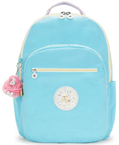 Kipling Seoul Xl Backpack In Blueseamix