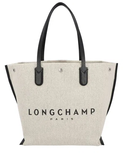 Longchamp Roseau L Tote Bag In White