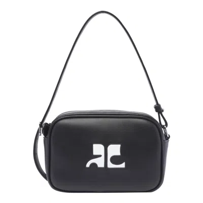 Courrèges Courreges Slim Camera Bag For Compact In Black