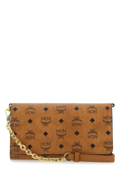 Mcm Visetos Original Tri-fold Wallet Crossbody Bag In Co