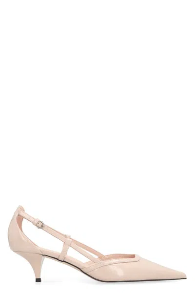 Pinko Patent Leather Pumps In Skin