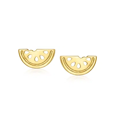 Rs Pure By Ross-simons 14kt Yellow Gold Watermelon Earrings