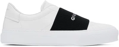Givenchy White City Sport Sneakers In 116-white/black