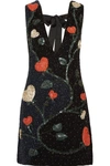 ganni beaded crepe mini dress Benson Embellished In Black Black One Shoulder Long HOLIDAY Size:44 Regular & any size pants (add Size in payment comment section) Cut to a slim