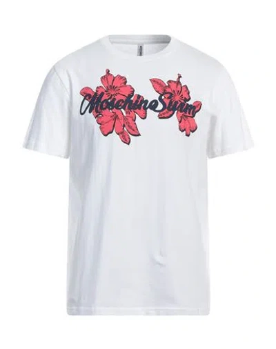 Moschino Man T-shirt White Size Xxl Cotton