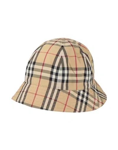Burberry Beige Check Bucket Hat