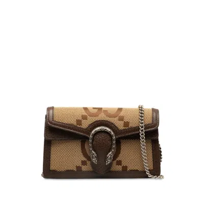 Gucci Dionysus Brown Canvas Shoulder Bag ()