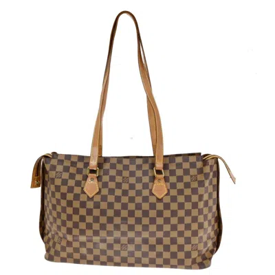 Pre-owned Louis Vuitton Columbine Brown Canvas Tote Bag ()