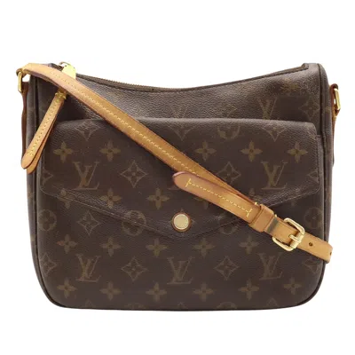 Pre-owned Louis Vuitton Mabillon Brown Canvas Shoulder Bag ()
