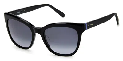 Fossil Women's 53mm Black Sunglasses