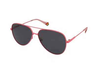 Polaroid Unisex 60mm Pink Sunglasses
