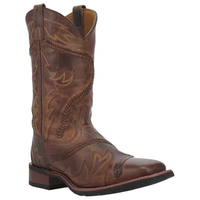 Laredo Men's Arlo Square Toe Western Cowboy Boot In Brown