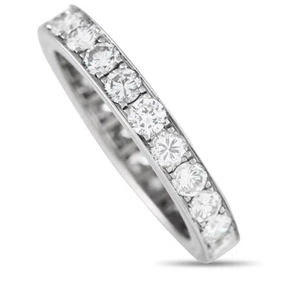 Non Branded Lb Exclusive 18k White Gold 1.50 Ct Diamond Eternity Ring Mf12-052024